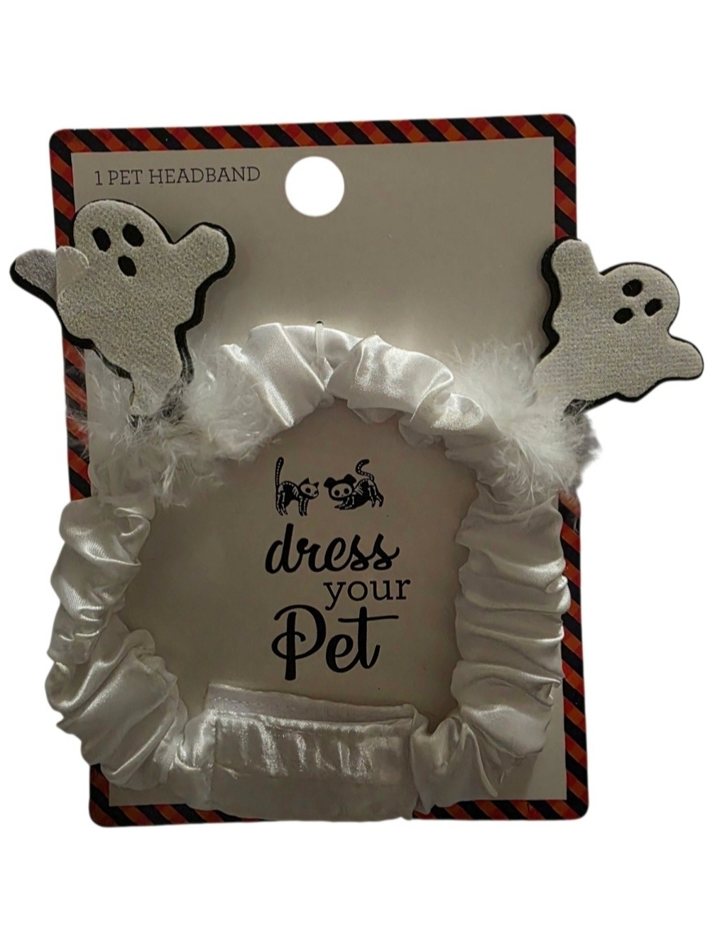 👻 White Ghost Headband for Dogs (Dress Your Pet) (NWT)
